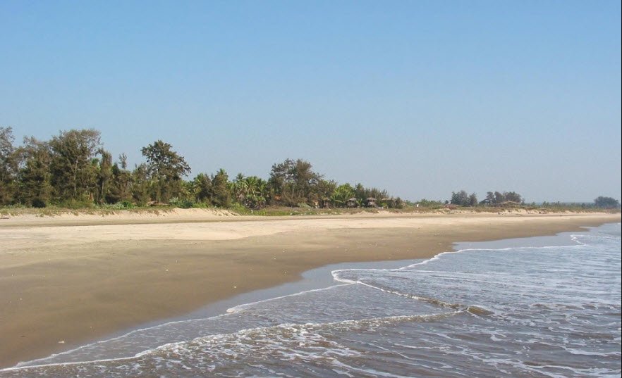 Morjim Beach Road, Goa, India